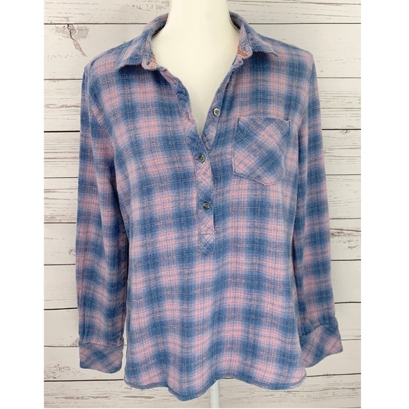 Legacy Falls Tops - Legacy Falls Plaid Hi Lo Flannel Top